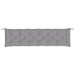 Pernă de bancă de grădină, gri, 200x50x7 cm, textil oxford - WALTI WALTI
