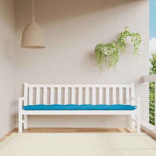 Pernă de bancă, albastru deschis, 200x50x7 cm, material oxford - WALTI WALTI
