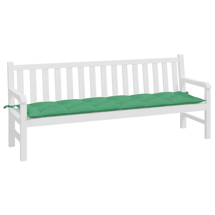 Pernă de bancă de grădină, verde, 200x50x7 cm, textil oxford - WALTI WALTI