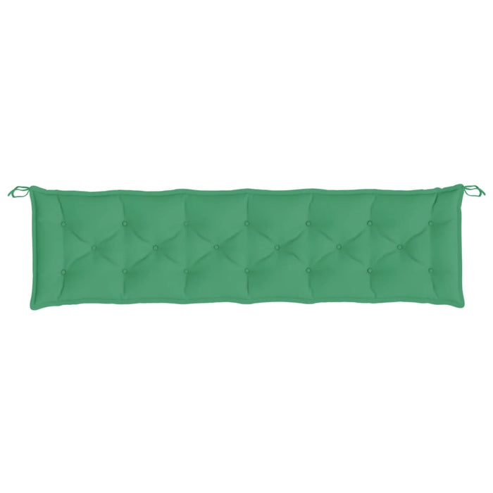 Pernă de bancă de grădină, verde, 200x50x7 cm, textil oxford - WALTI WALTI