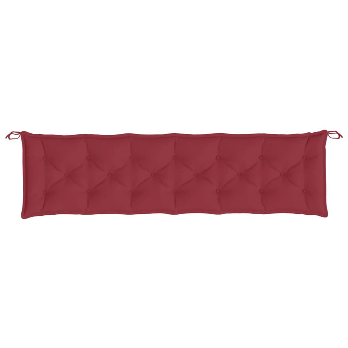 Pernă bancă de grădină, roșu vin, 200x50x7 cm, textil oxford - WALTI WALTI