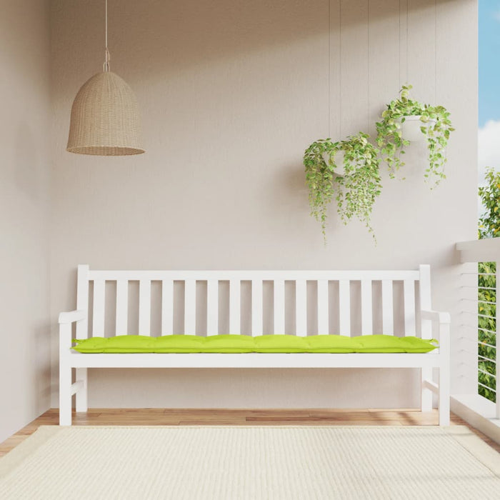 Pernă bancă de grădină verde aprins 200x50x7 cm material oxford - WALTI WALTI