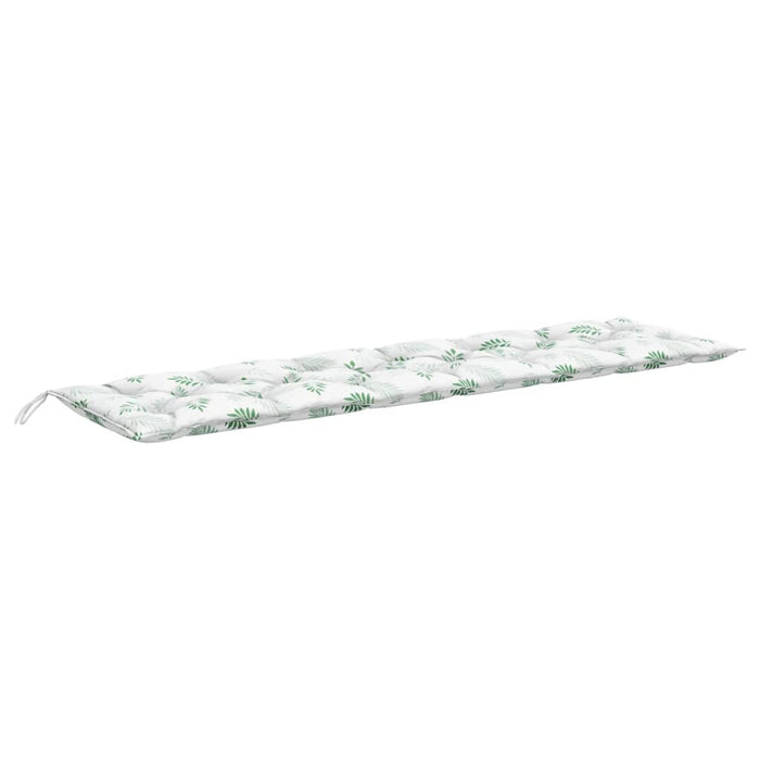 Pernă bancă de grădină, model frunze, 200x50x7 cm, textil - WALTI WALTI