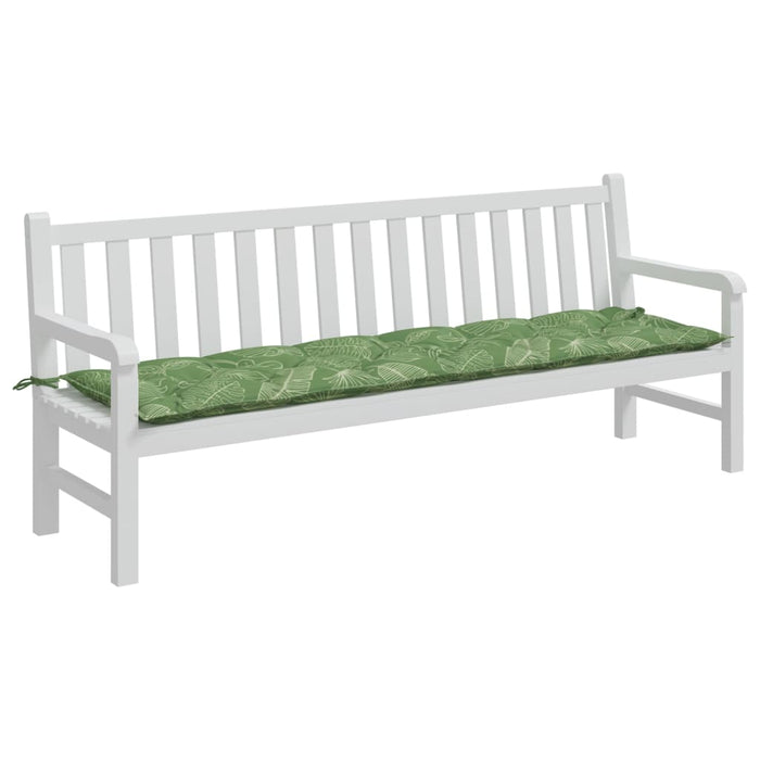 Pernă bancă de grădină, model frunze, 200x50x7 cm, textil - WALTI WALTI