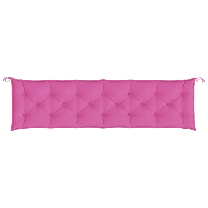 Pernă pentru bancă de grădină, roz, 200x50x7 cm, textil - WALTI WALTI