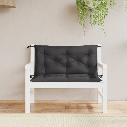 Perne bancă de grădină 2buc.,negru, 100x50x7cm, țesătură oxford - WALTI WALTI