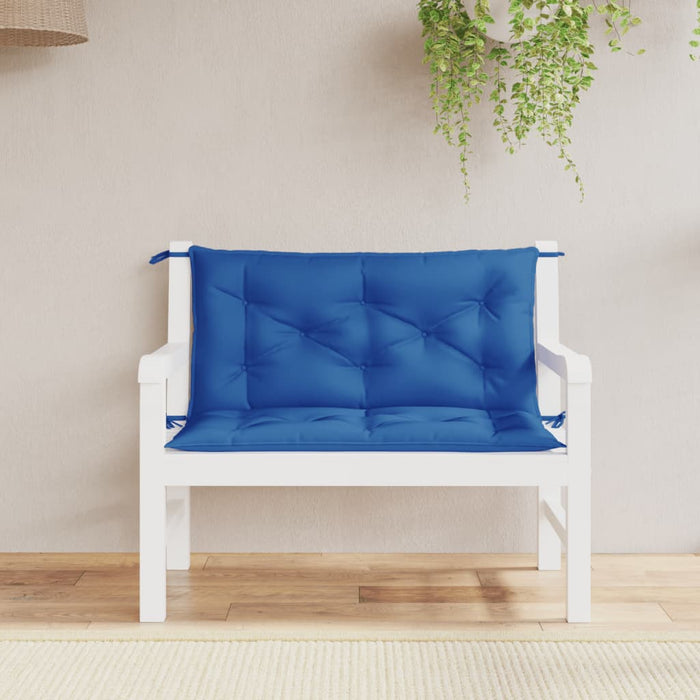 Perne bancă de grădină 2buc., albastru regal, textil oxford - WALTI WALTI