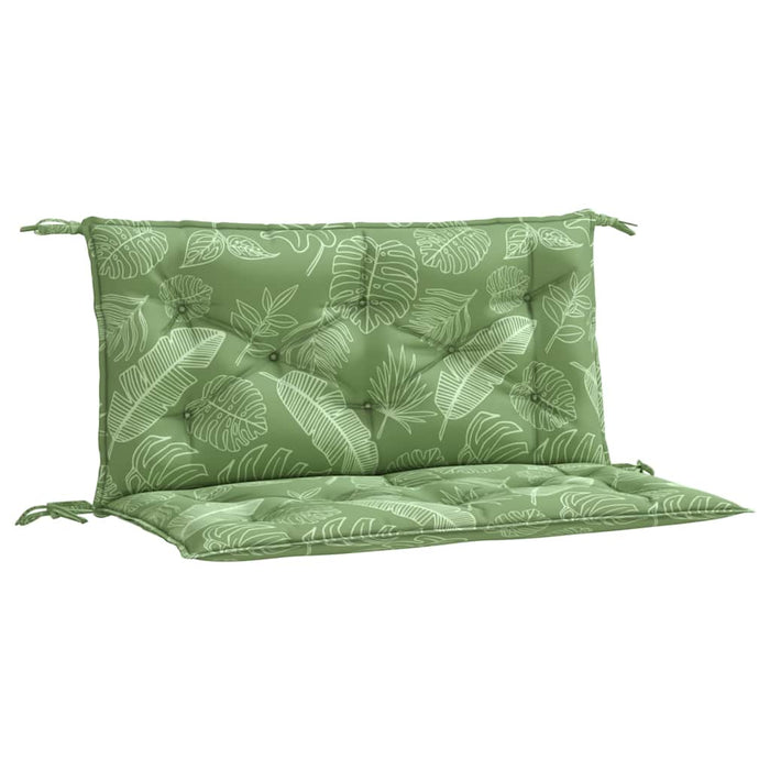 Perne bancă de grădină 2 buc. model frunze 100x50x7 cm textil WALTI