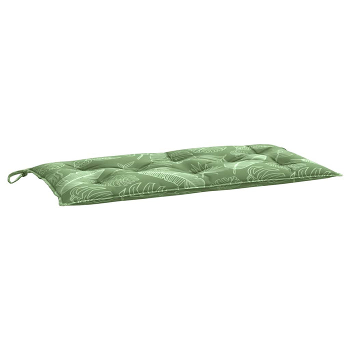 Perne bancă de grădină 2 buc. model frunze 100x50x7 cm textil WALTI