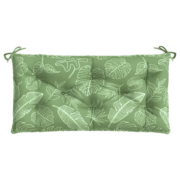 Perne bancă de grădină 2 buc. model frunze 100x50x7 cm textil WALTI