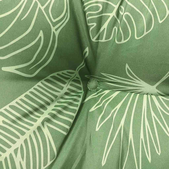 Perne bancă de grădină 2 buc. model frunze 100x50x7 cm textil WALTI