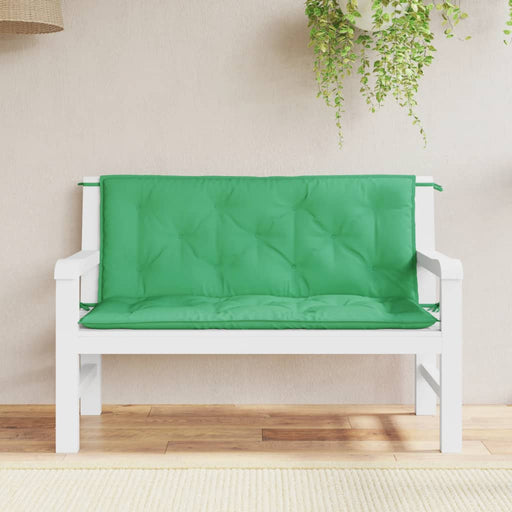 Perne bancă de grădină 2buc., verde,120x50x7cm, țesătură oxford - WALTI WALTI
