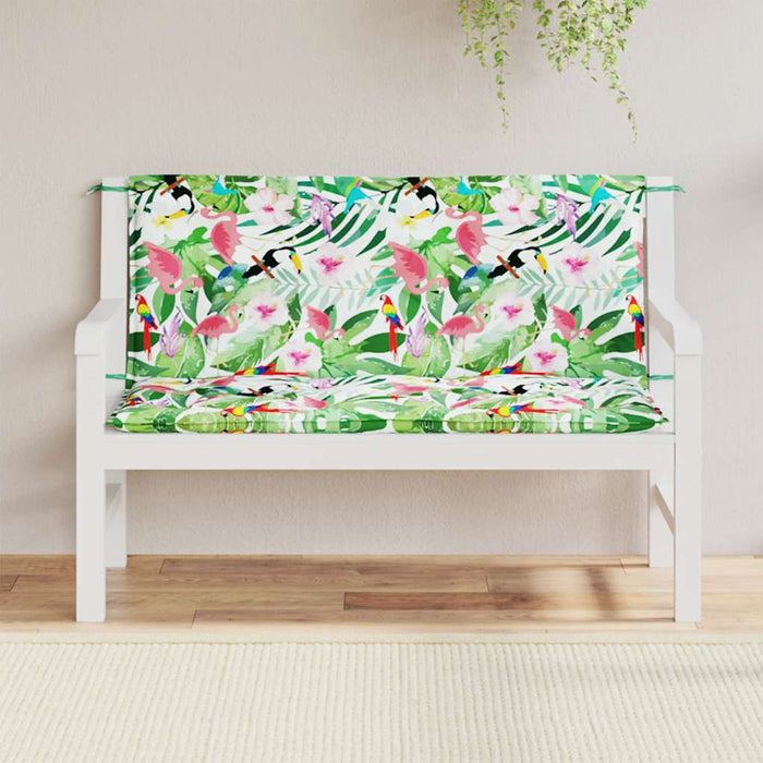Perne bancă de grădină 2 buc. multicolor 120x50x7 cm textil - WALTI WALTI