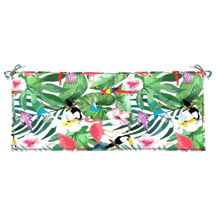 Perne bancă de grădină 2 buc. multicolor 120x50x7 cm textil - WALTI WALTI