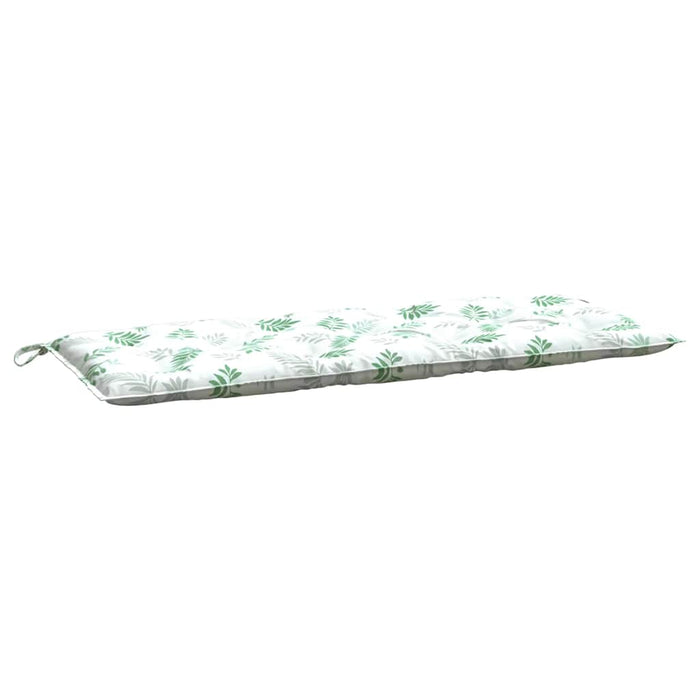 Perne bancă de grădină 2 buc. model frunze 120x50x7 cm textil WALTI