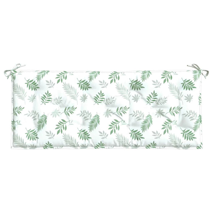 Perne bancă de grădină 2 buc. model frunze 120x50x7 cm textil WALTI
