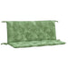 Perne bancă de grădină 2 buc. model frunze 120x50x7 cm textil - WALTI WALTI