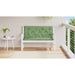 Perne bancă de grădină 2 buc. model frunze 120x50x7 cm textil - WALTI WALTI