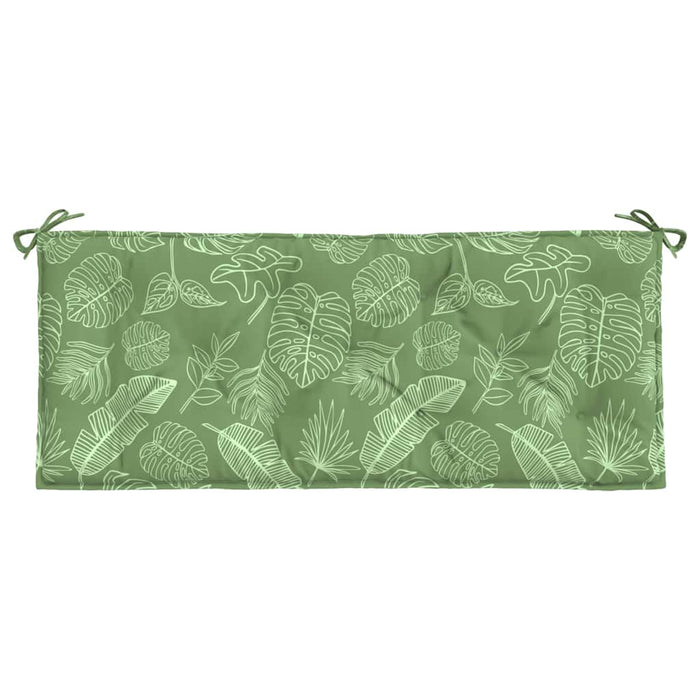 Perne bancă de grădină 2 buc. model frunze 120x50x7 cm textil - WALTI WALTI