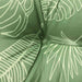 Perne bancă de grădină 2 buc. model frunze 120x50x7 cm textil - WALTI WALTI