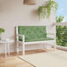 Perne bancă de grădină 2 buc. model frunze 120x50x7 cm textil - WALTI WALTI