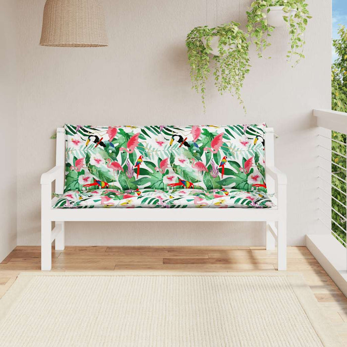 Perne bancă de grădină, 2 buc., multicolor, 150x50x7cm, textil - WALTI WALTI