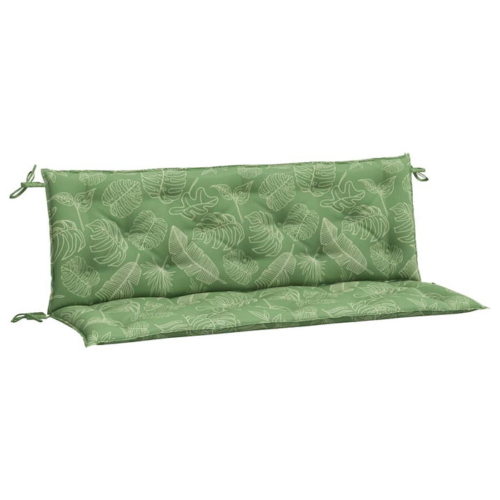 Perne bancă de grădină, 2 buc, 150x50x7cm, model frunze, textil WALTI