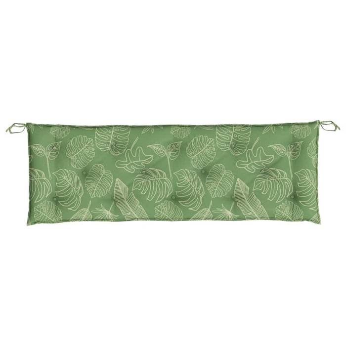 Perne bancă de grădină, 2 buc, 150x50x7cm, model frunze, textil WALTI