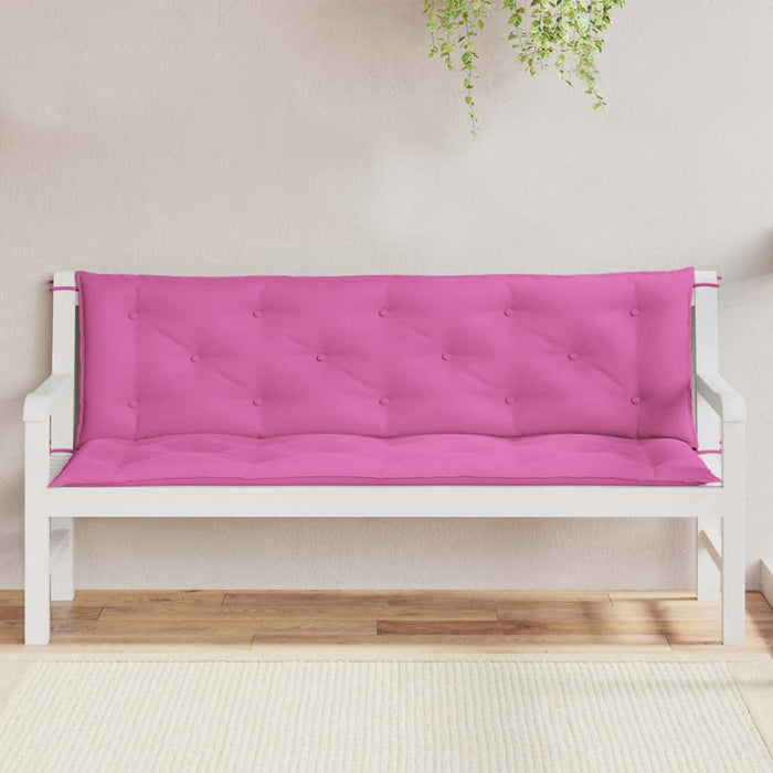 Perne bancă de grădină, 2 buc., roz, 150x50x7 cm, textil - WALTI WALTI