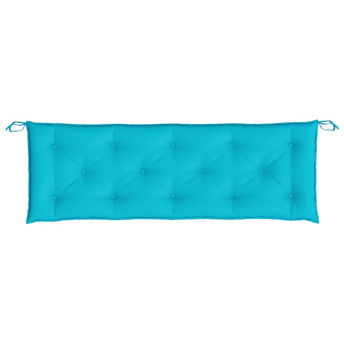 Perne bancă de grădină, 2 buc., turcoaz, 120x50x7 cm, textil - WALTI WALTI