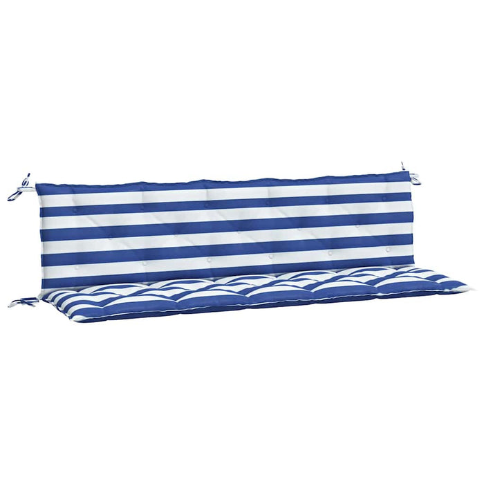 Perne de bancă, 2 buc., dungi albastre și albe, textil oxford - WALTI WALTI