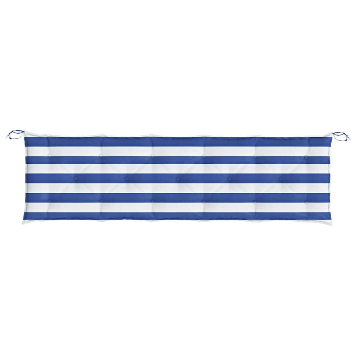 Perne de bancă, 2 buc., dungi albastre și albe, textil oxford - WALTI WALTI
