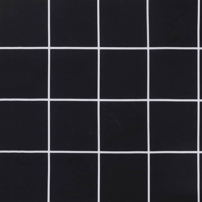Perne bancă de grădină, 2 buc., negru carouri, textil oxford WALTI