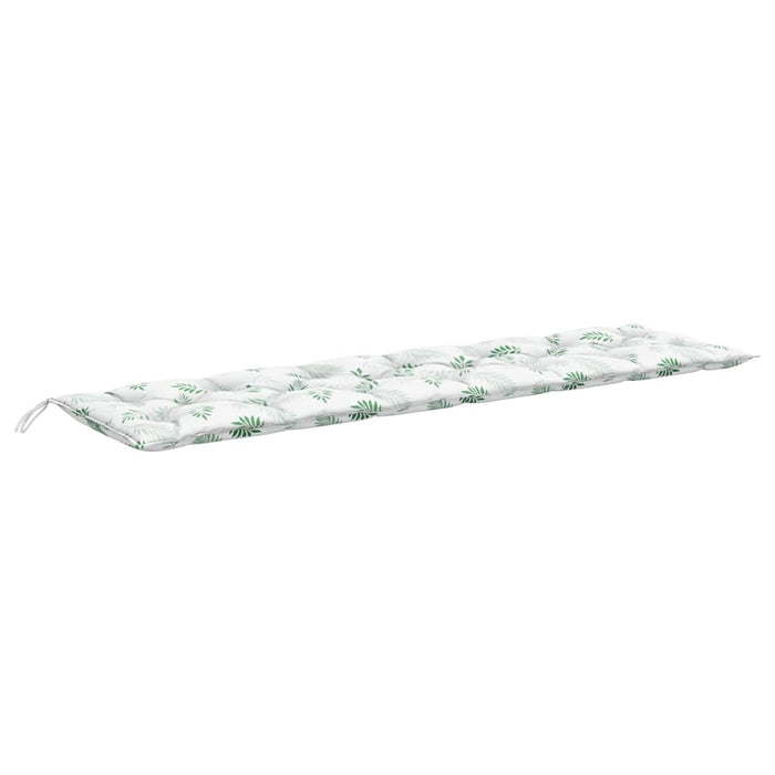 Perne bancă de grădină, 2 buc, 200x50x7cm, model frunze, textil - WALTI WALTI