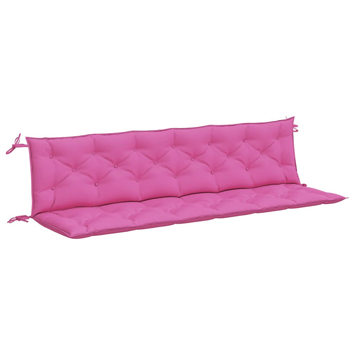 Perne bancă de grădină, 2 buc., roz, 200x50x7 cm, textil - WALTI WALTI