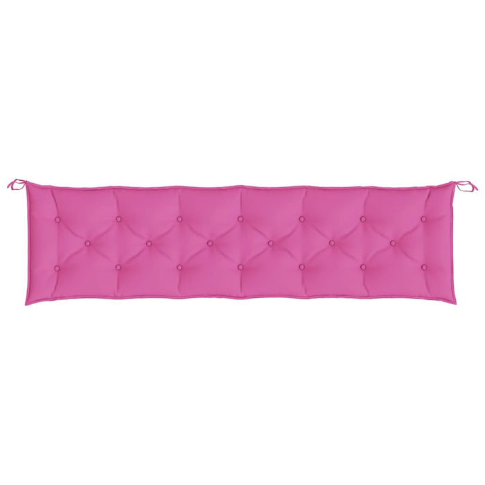 Perne bancă de grădină, 2 buc., roz, 200x50x7 cm, textil - WALTI WALTI