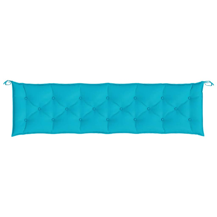 Perne bancă de grădină, 2 buc., turcoaz, 200x50x7 cm, textil - WALTI WALTI