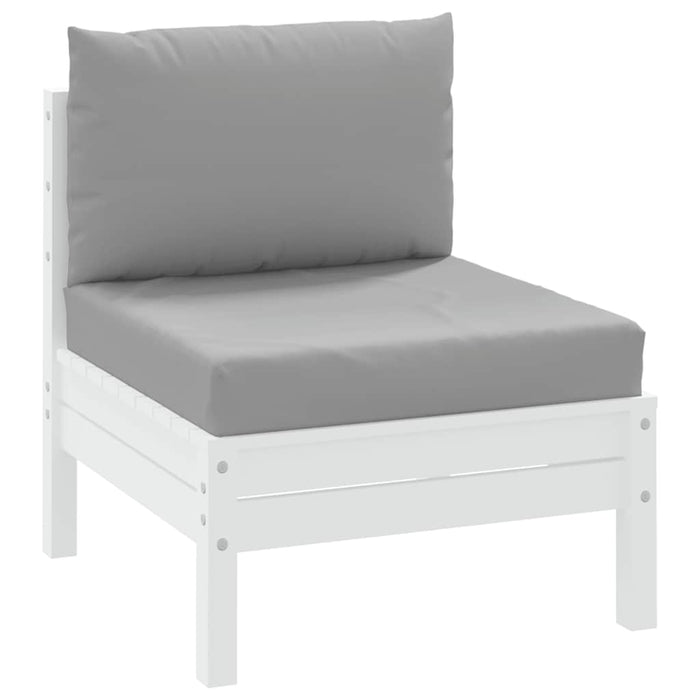 Perne pentru canapea din paleți, 2 buc., gri, material textil - WALTI WALTI