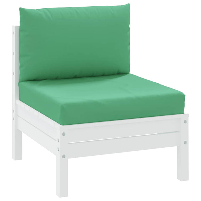 Perne pentru canapea din paleți, 2 buc., verde, textil - WALTI WALTI