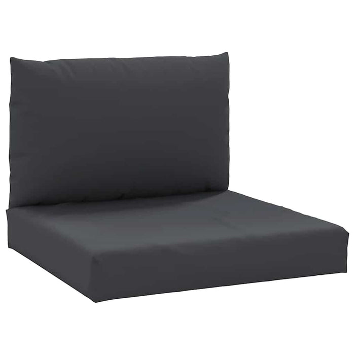 Perne de canapea din paleți, 2 buc., negru, material textil - WALTI WALTI
