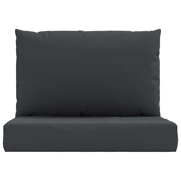 Perne de canapea din paleți, 2 buc., negru, material textil - WALTI WALTI