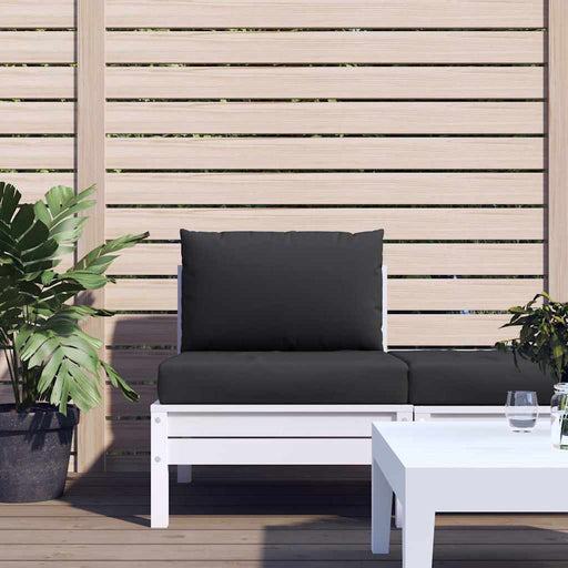Perne de canapea din paleți, 2 buc., negru, material textil - WALTI WALTI