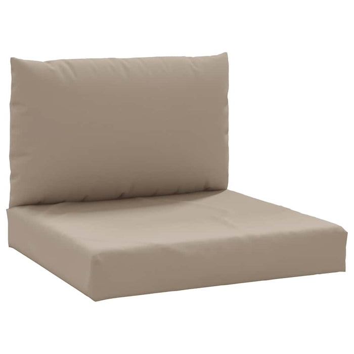 Perne de canapea din paleți, 2 buc., gri taupe, material textil - WALTI WALTI