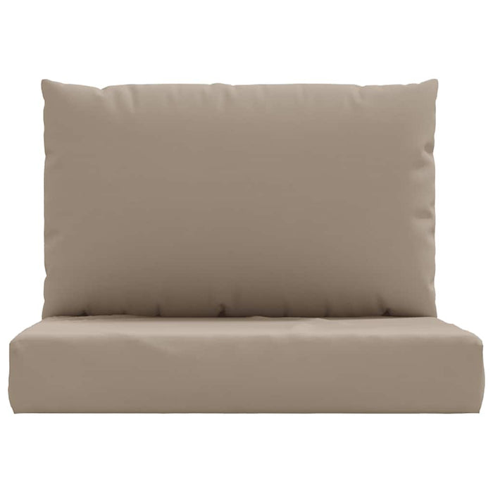 Perne de canapea din paleți, 2 buc., gri taupe, material textil - WALTI WALTI