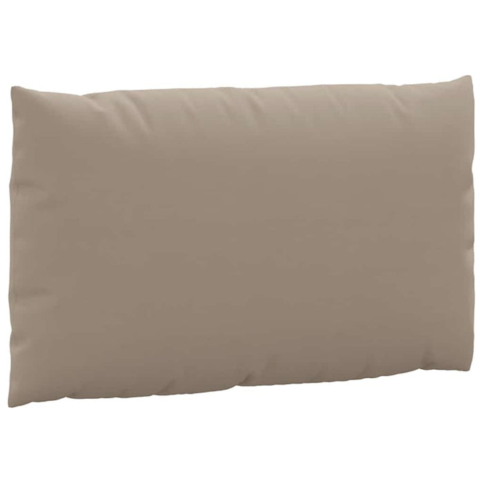 Perne de canapea din paleți, 2 buc., gri taupe, material textil - WALTI WALTI