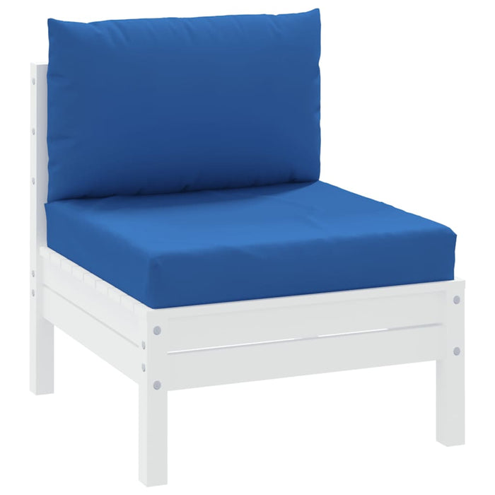 Perne pentru canapea din paleți, 2 buc., albastru, textil WALTI