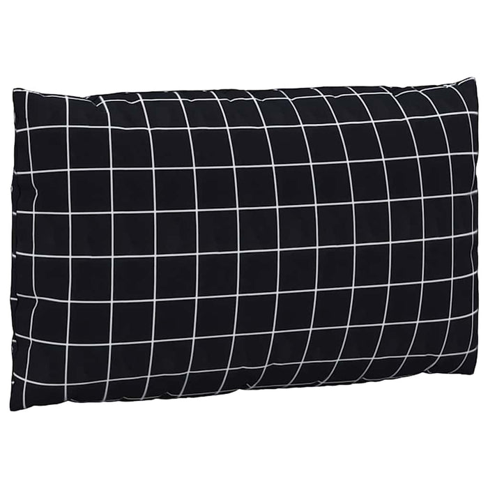 Perne pentru paleți, 2 buc, negru, model carouri, textil oxford - WALTI WALTI