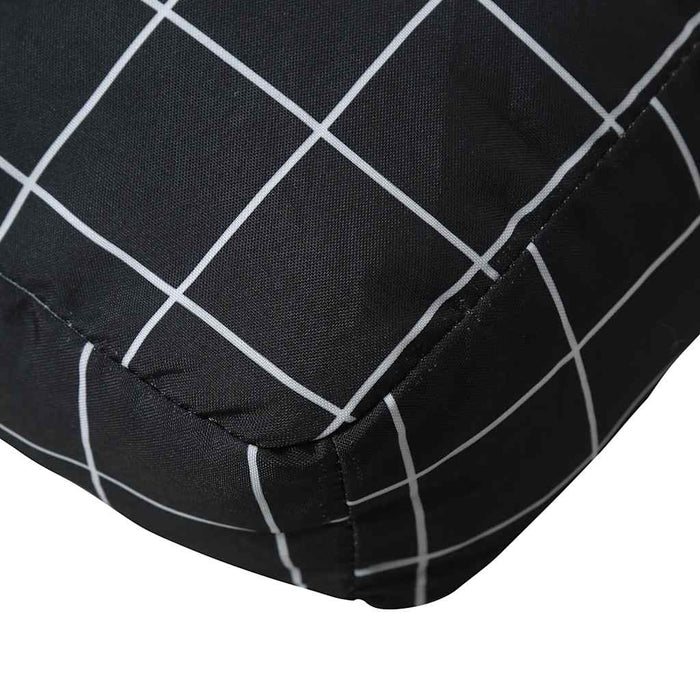 Perne pentru paleți, 2 buc, negru, model carouri, textil oxford - WALTI WALTI