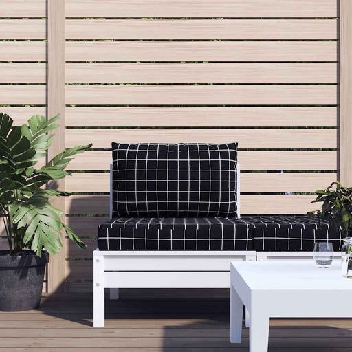 Perne pentru paleți, 2 buc, negru, model carouri, textil oxford - WALTI WALTI