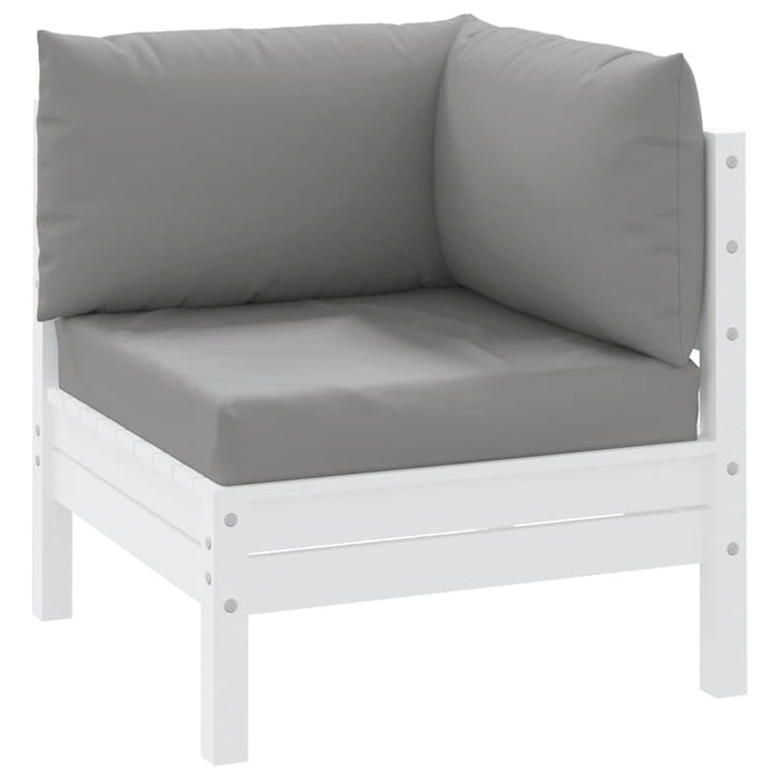 Perne pentru canapea din paleți, 3 buc., gri, material textil - WALTI WALTI